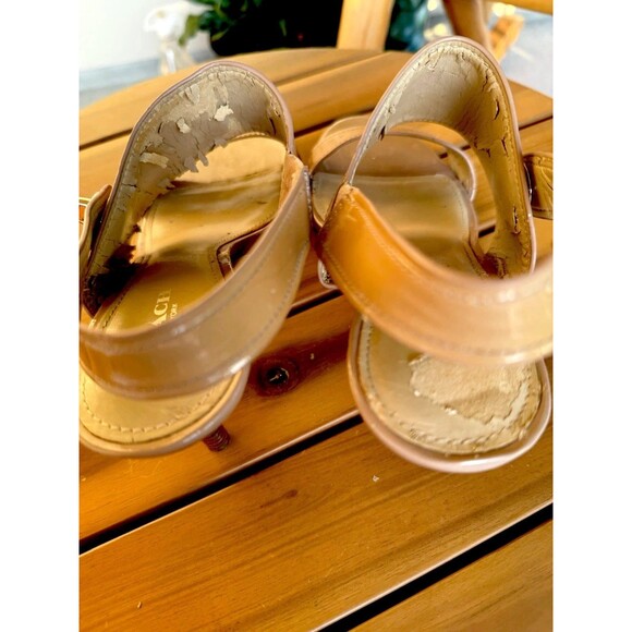 Coach Women's Marla Patent Open Toe Slingback Sandals, Size 8.5B - Picture 5 of 8